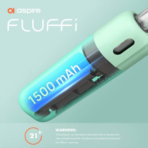 Aspire Fluffi Pod 1500mAh 馬卡龍色系 可調瓦：圖片 8