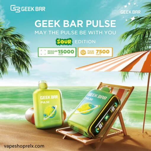 GEEK BAR PULESE 15000 Puffs 小火箭拋棄式電子煙 一次性霧化棒/可充電/側面LED現顯示/多種模式調節：圖片 4