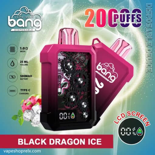 Bang Wheel 20000puffs 一次性拋棄式電子煙/全新齒輪外觀/超大容量可充電霧化棒：圖片 2
