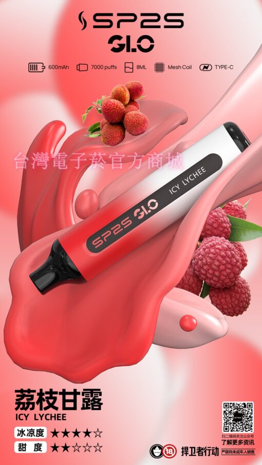爆款上新-sp2s-GLO-7000口-15種口味-3%尼古丁含量：圖片 3