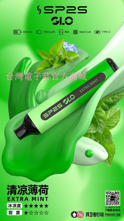 爆款上新-sp2s-GLO-7000口-15種口味-3%尼古丁含量：圖片 2